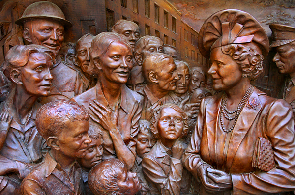Detail, Queen Mother Monument 