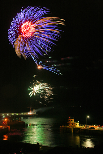 Fireworks over Peel
